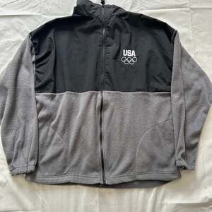 Team USA London 2012 Olympic Committee Gray Full Zip Fleece Jacket